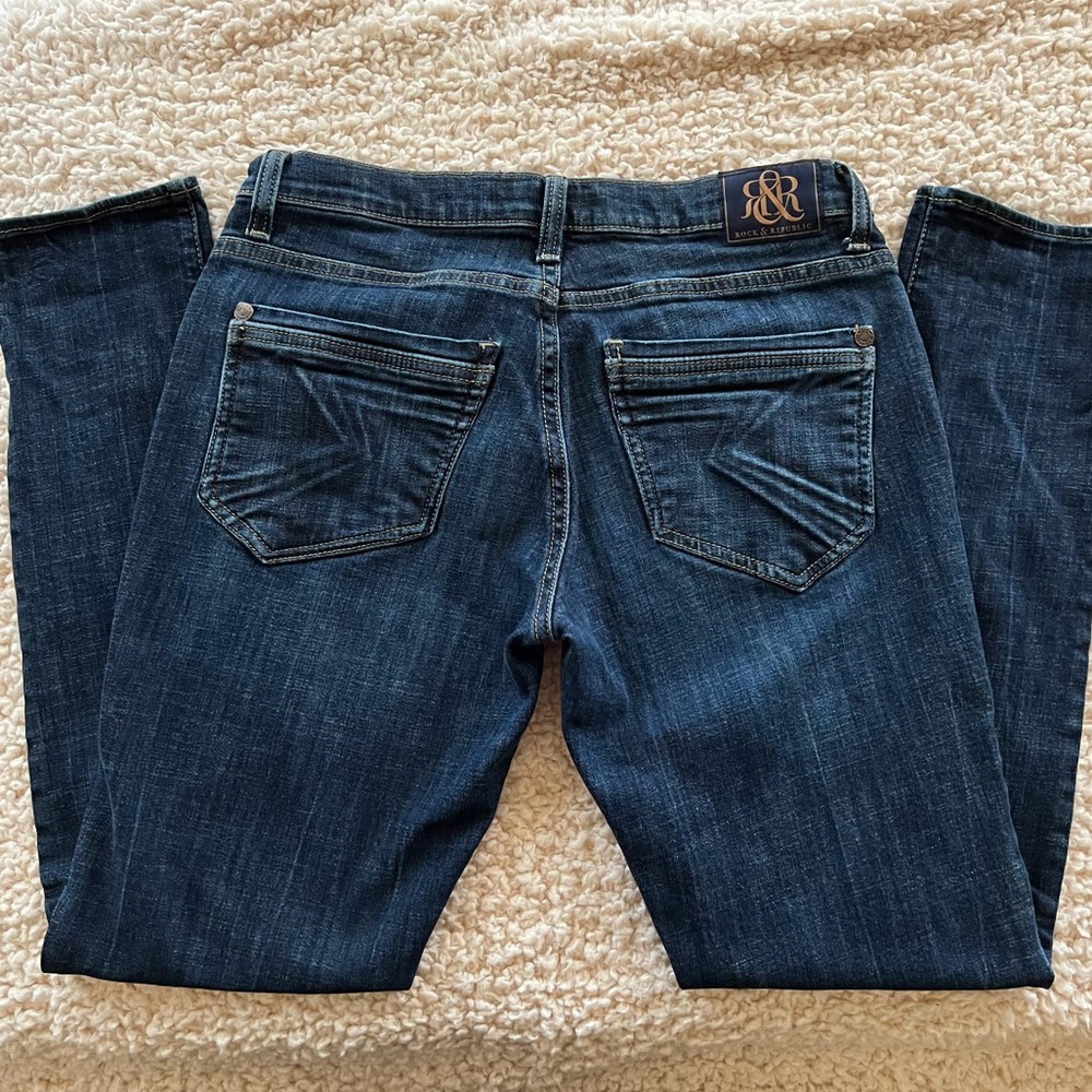 🔥Rock & Republic Dark Blue Skinny Jeans
